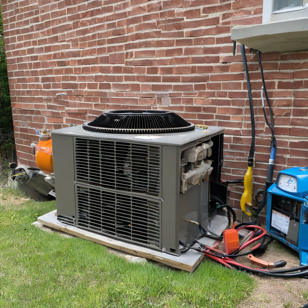 чистка внутрішнього блоку кондиціонера майстром