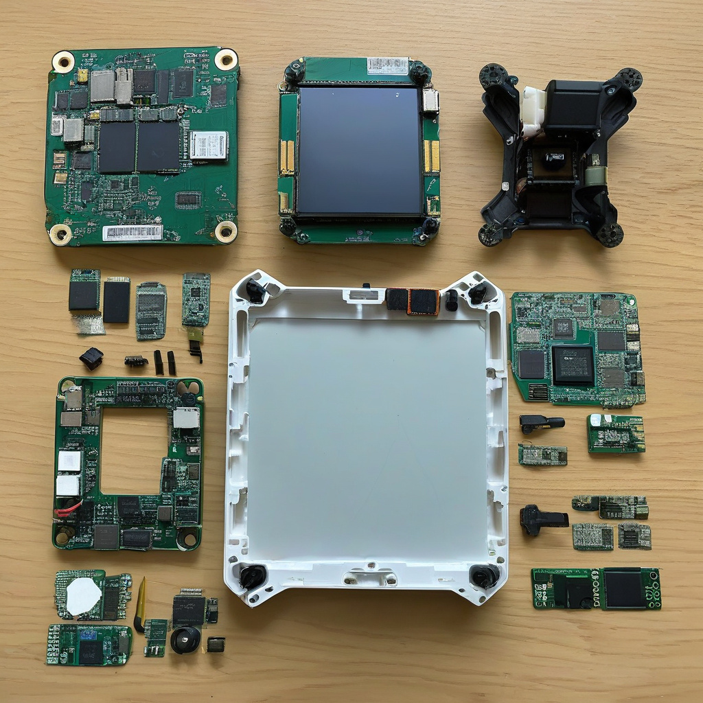 електроніка квадрокоптера та датчики стабілізації