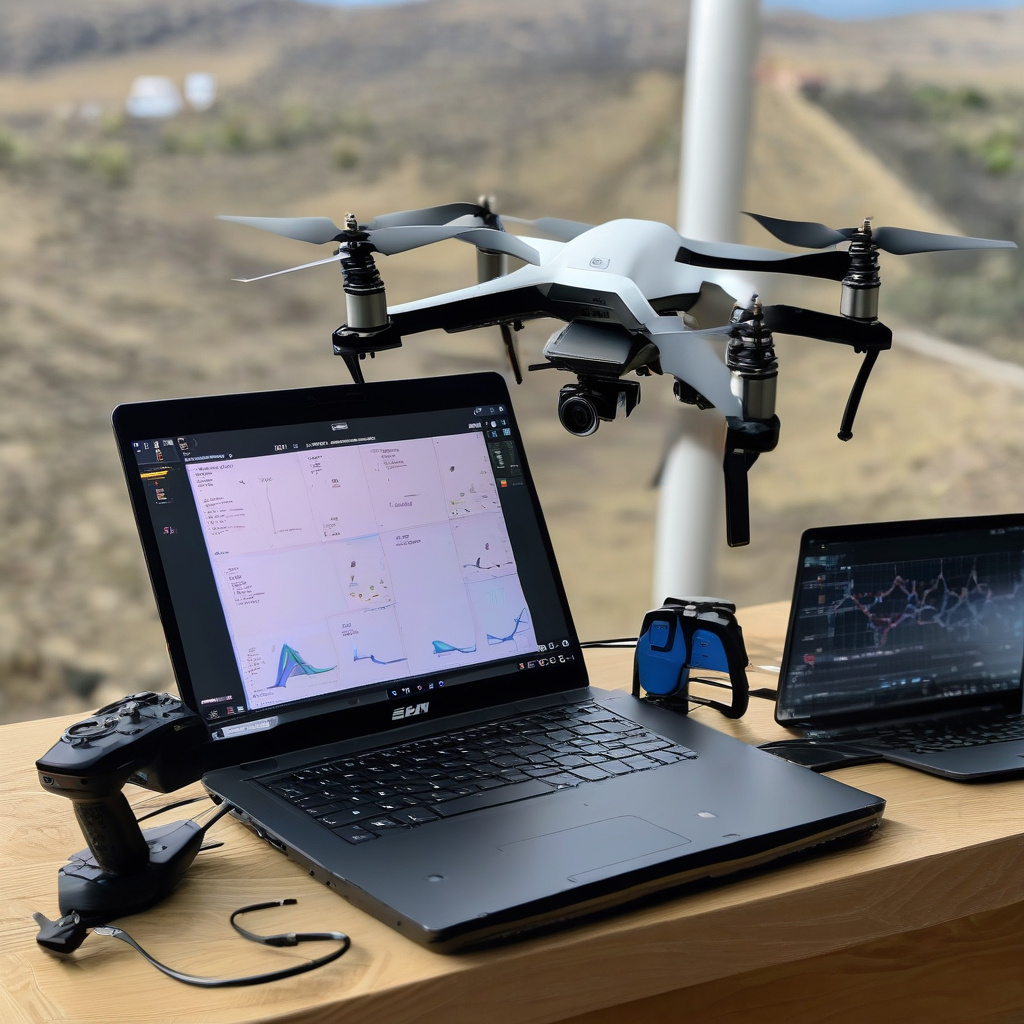 ремонт квадрокоптера на робочому столі майстра