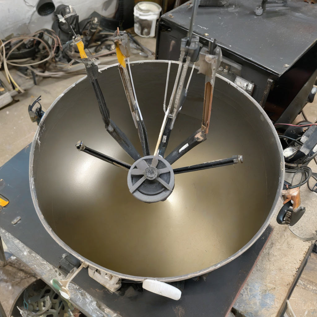 міксер на кухні працює під навантаженням і чути сторонній шум