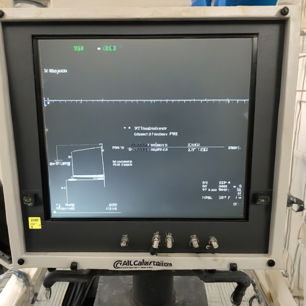 відремонтований монітор у робочому середовищі