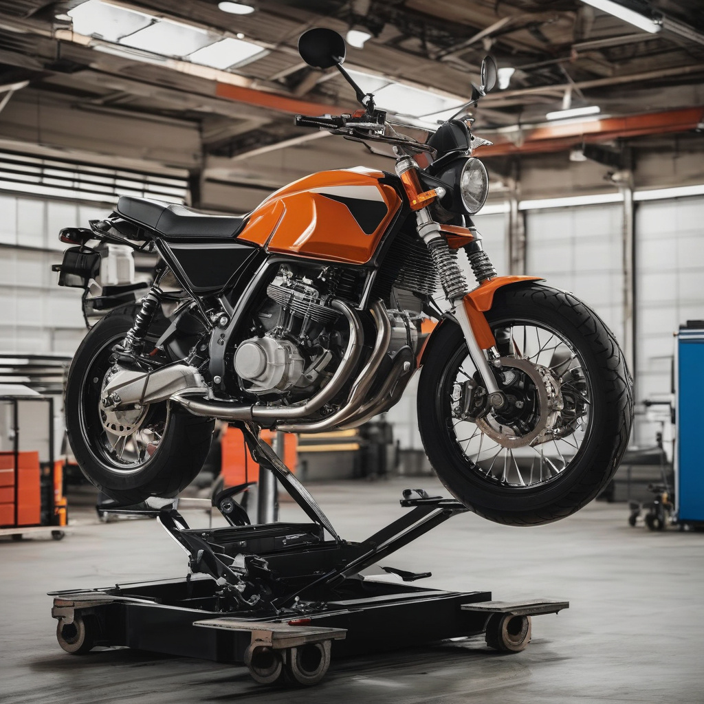 мотоцикл у міських умовах з ознаками зносу ходової