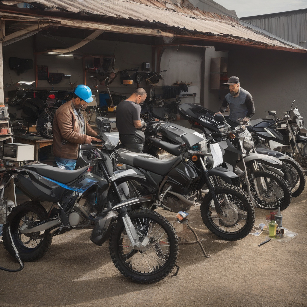 перевірка електроніки мотоцикла під час діагностики