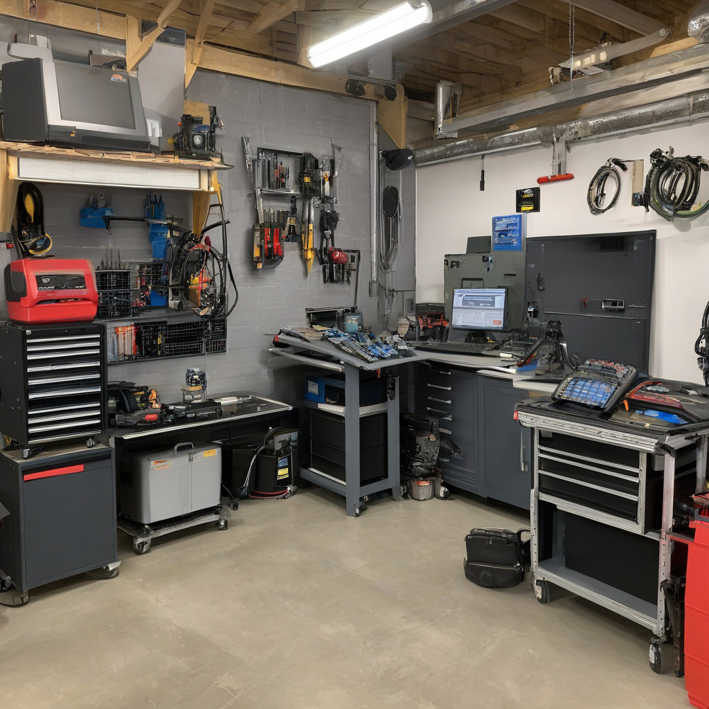 квадроцикл у сервісі під час комплексної діагностики