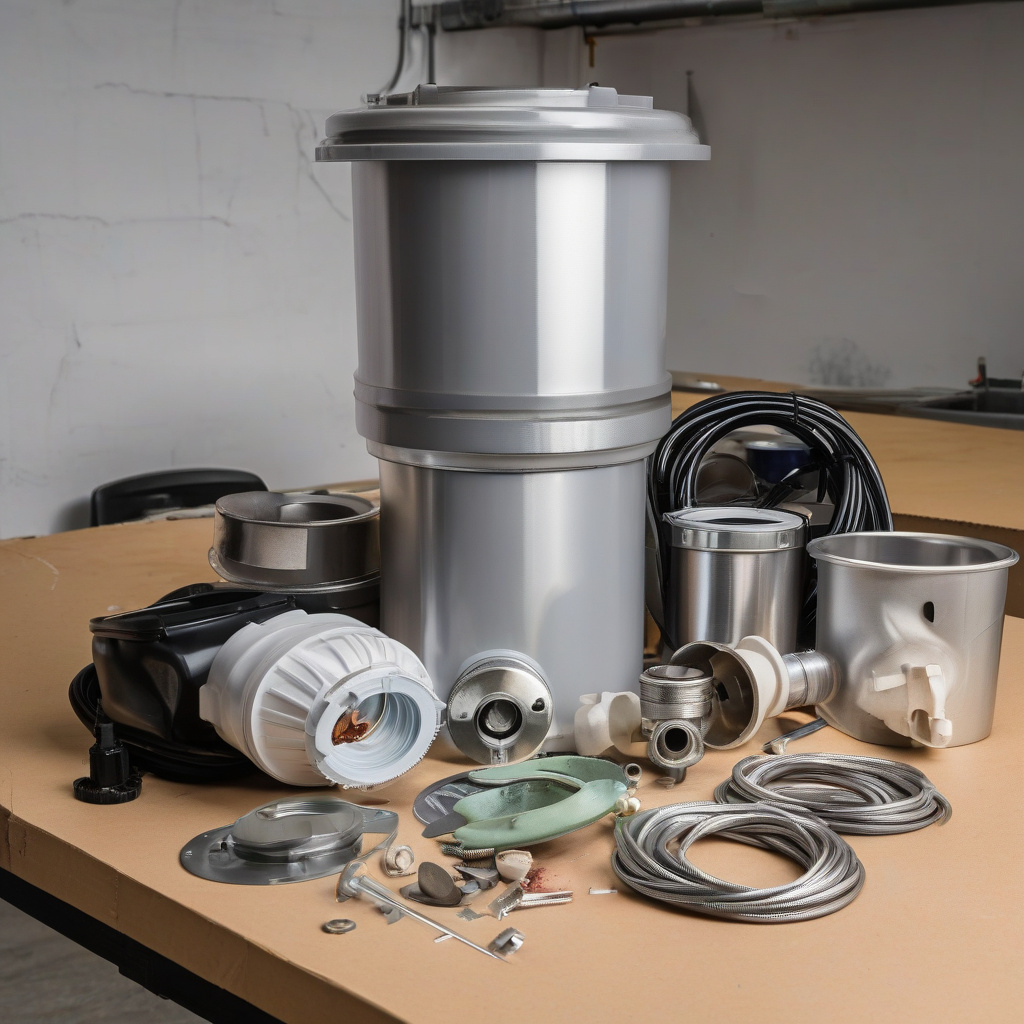 подрібнювач харчових відходів з ознаками несправності