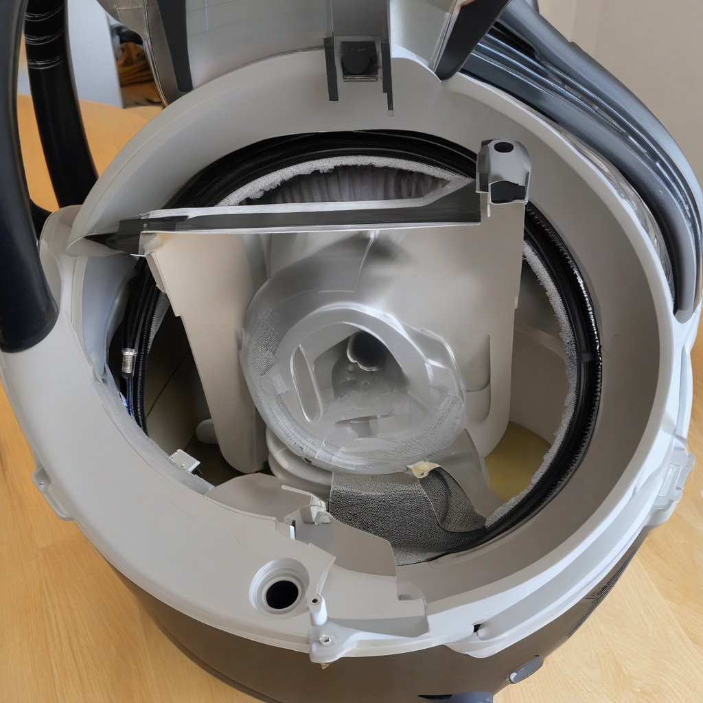 пилосос із зниженою потужністю всмоктування під час прибирання