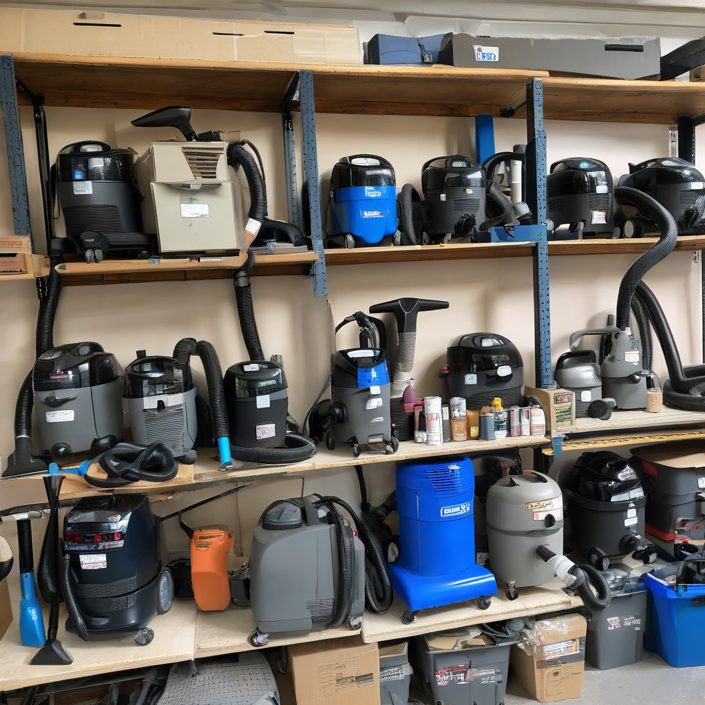 пилосос у сервісному центрі під час комплексної діагностики