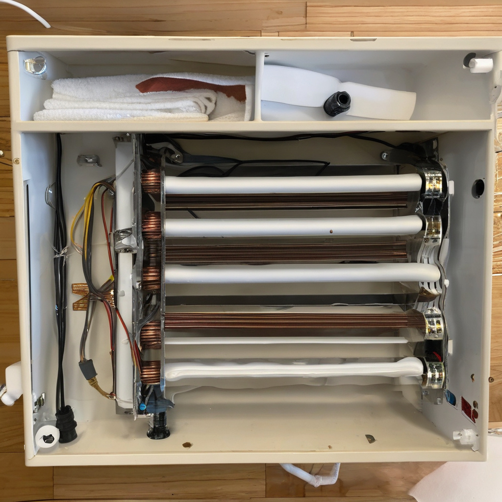 рушникосушка з нерівномірним нагрівом у ванній кімнаті