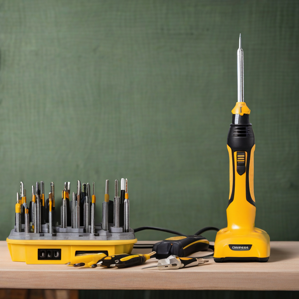 шуруповерт після професійного ремонту у робочому стані