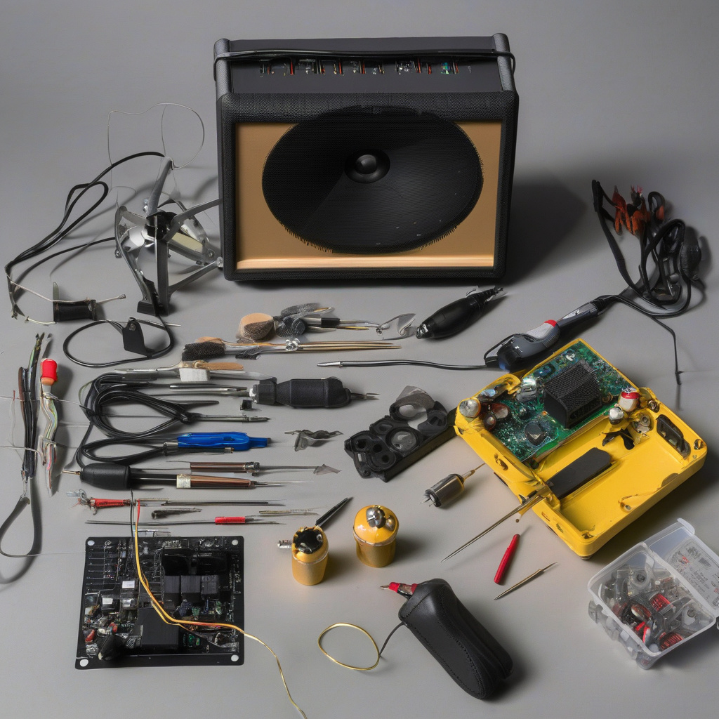 внутрішня будова акустичної колонки, ремонт електроніки