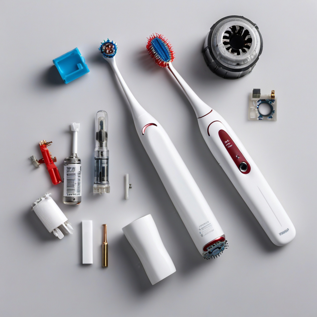 несправна електрична зубна щітка у ванній кімнаті