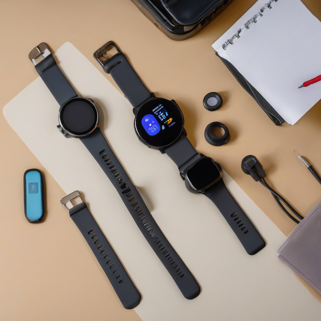 розбитий дисплей смарт-годинника на столі