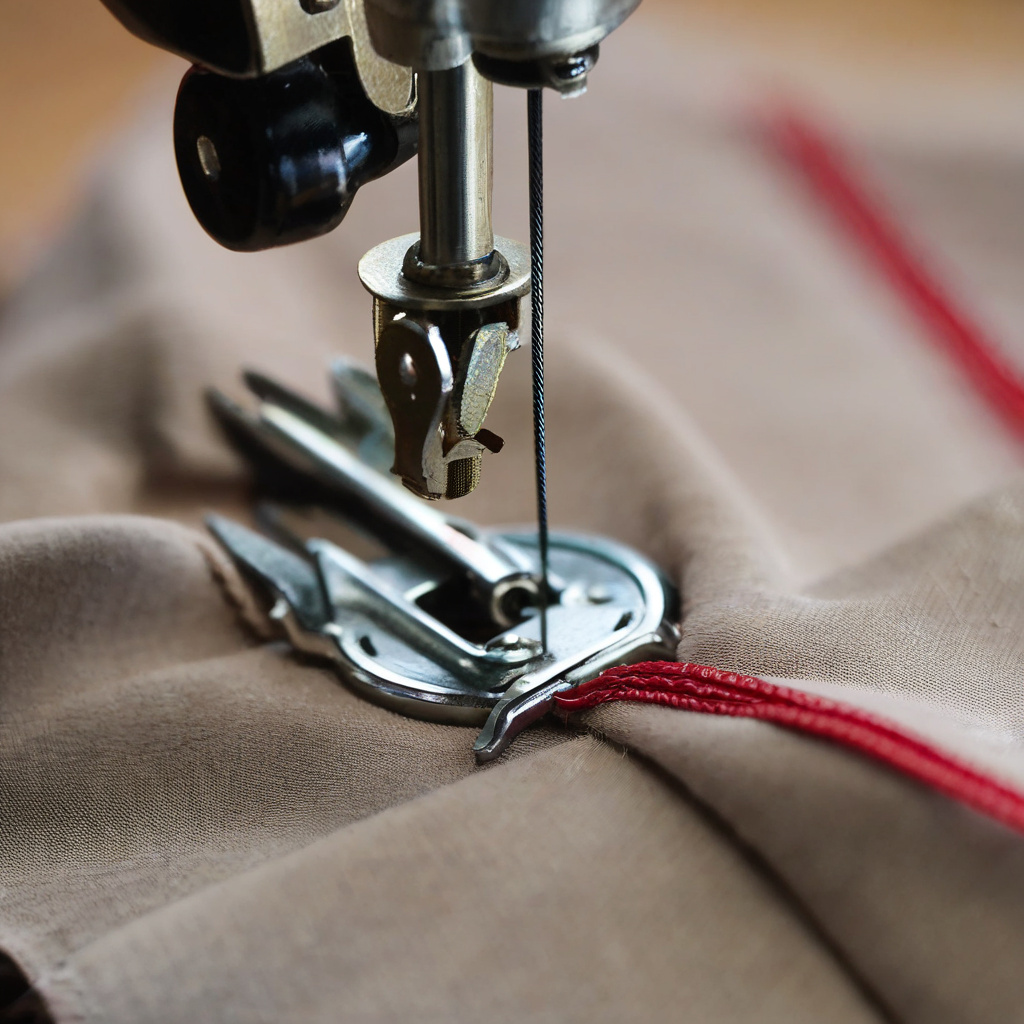 човниковий механізм швейної машини під час огляду