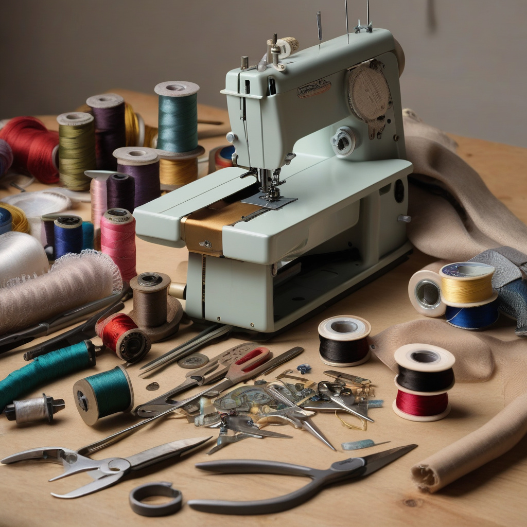 чистка внутрішніх вузлів швейної машини