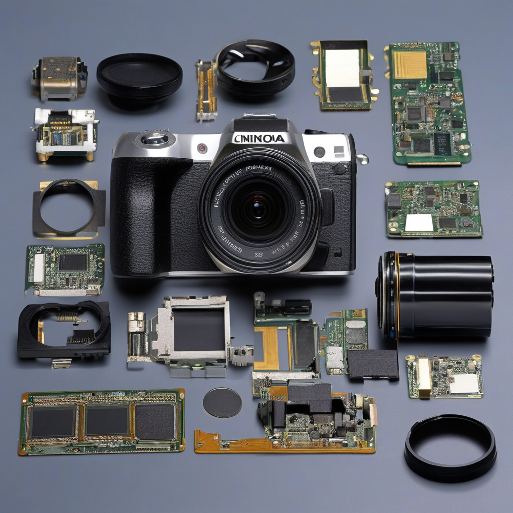 пошкоджений об’єктив цифрового фотоапарата