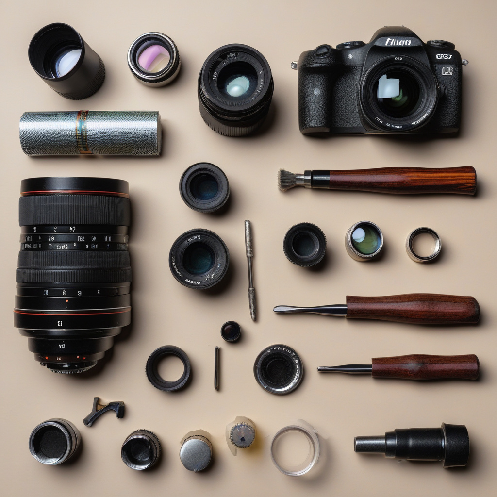 процес ремонту цифрового фотоапарата