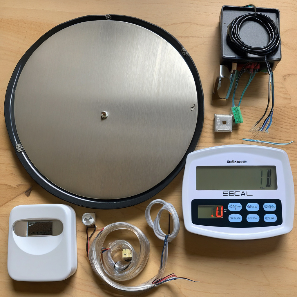 підлогові ваги під час перевірки точності