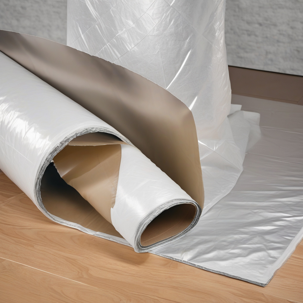 Tyvek Vapor Barrier in Action Tyvek Vapor Barrier Application