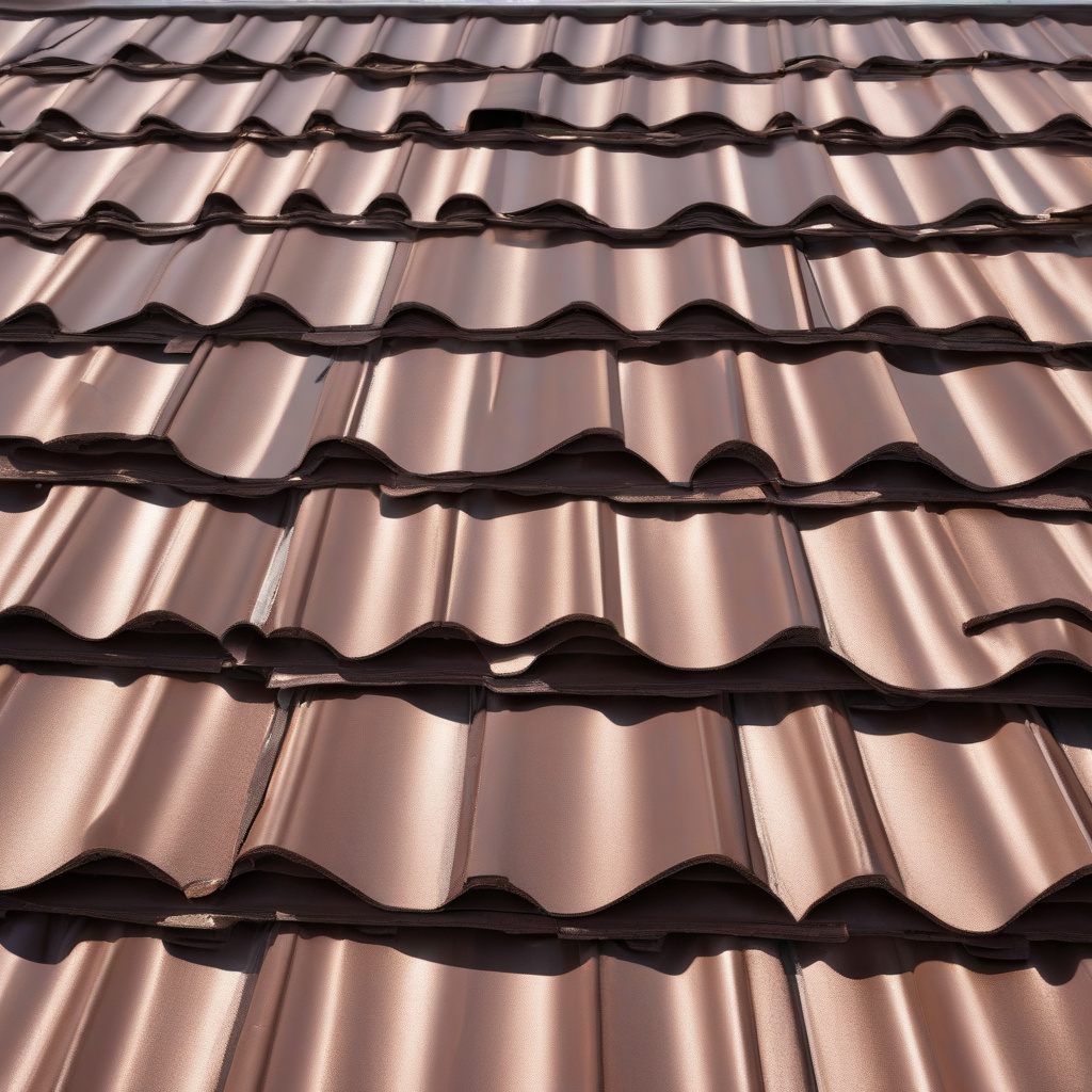 Detailed melt-blown roofing installation Detailed melt-blown roofing installation