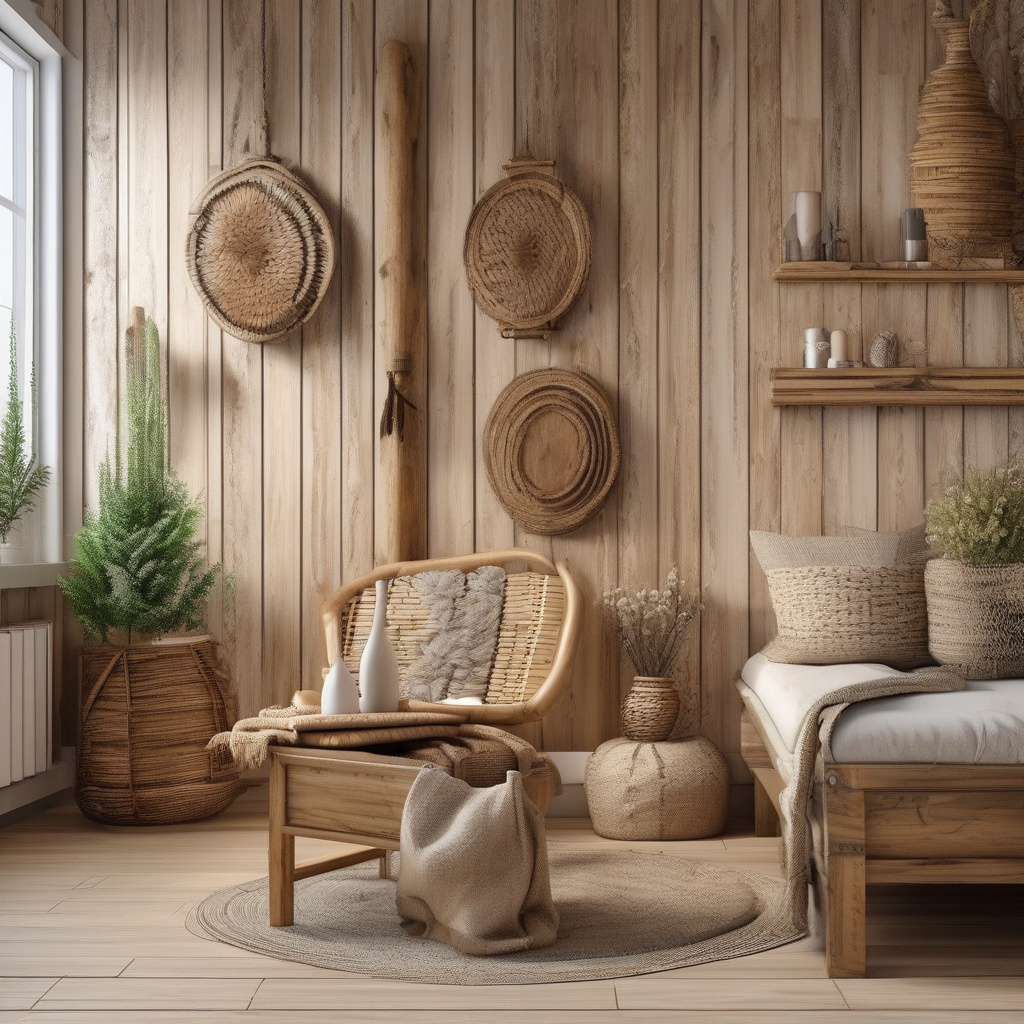 Wooden Decoration in Country Style: Comfort and Naturalness in Your Interior wooden decor in country style