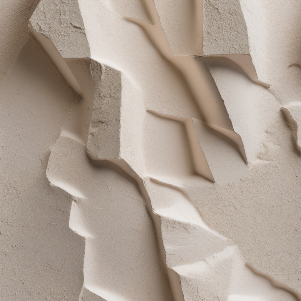 Gypsum plaster used for an inspiring exterior Stunning facade with gypsum plaster