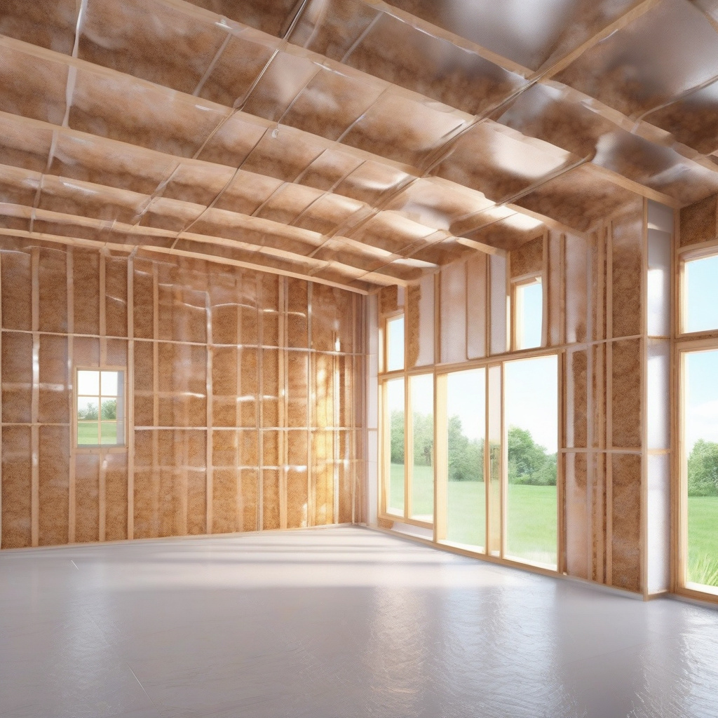 Walls with Liquid Insulation Walls treated with liquid insulation