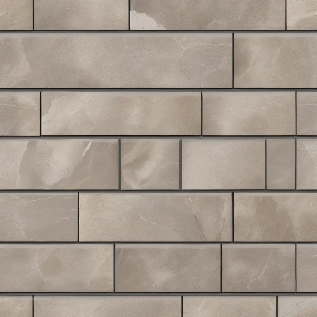 Facade showcasing dynamic porcelain design