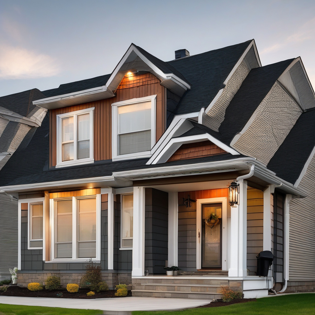 Stylish Canadian Siding Home: Combining Design with Durability Stylish Canadian Siding Home