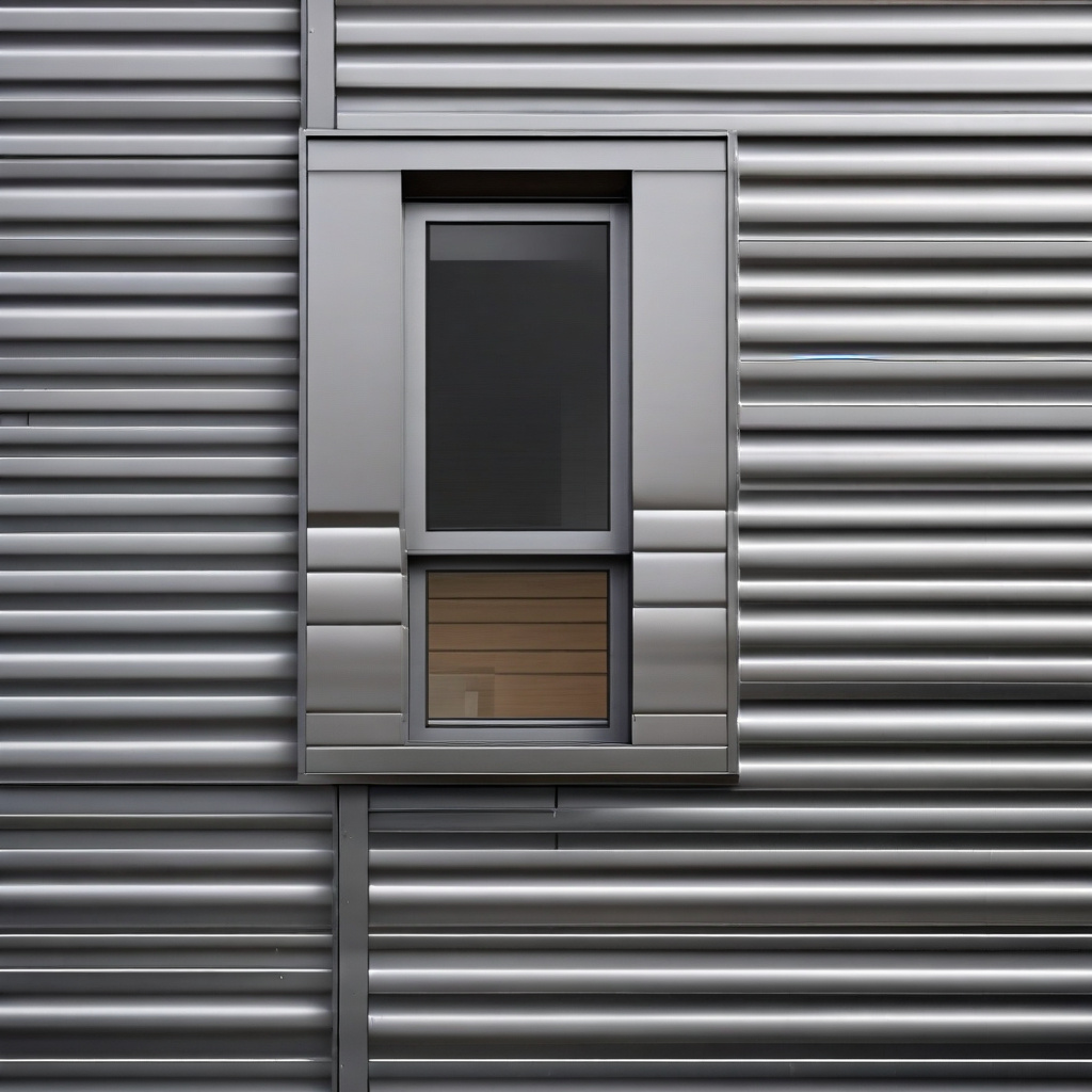 Modern metal siding on a Los Angeles home