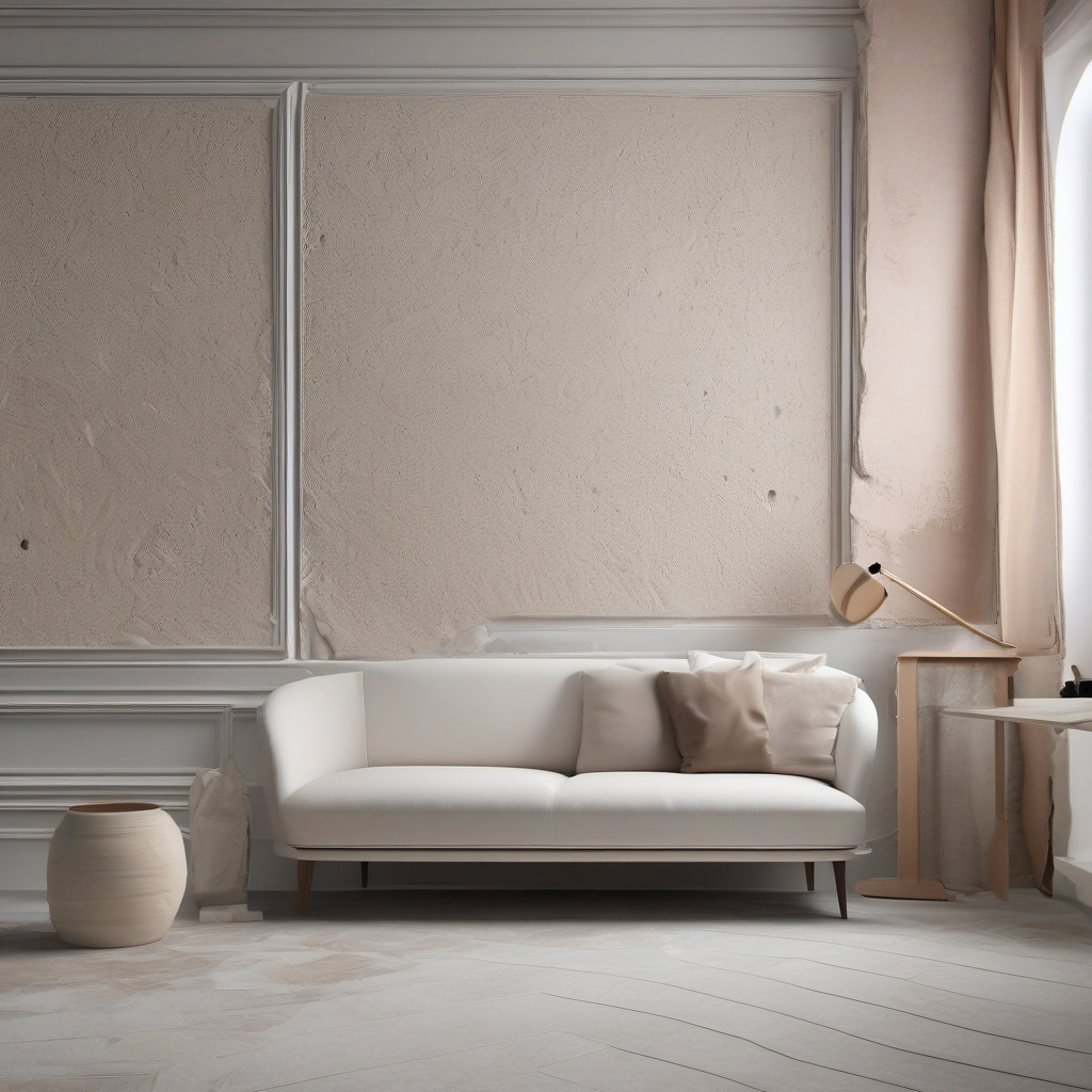 Elegant Venetian plaster wall finish