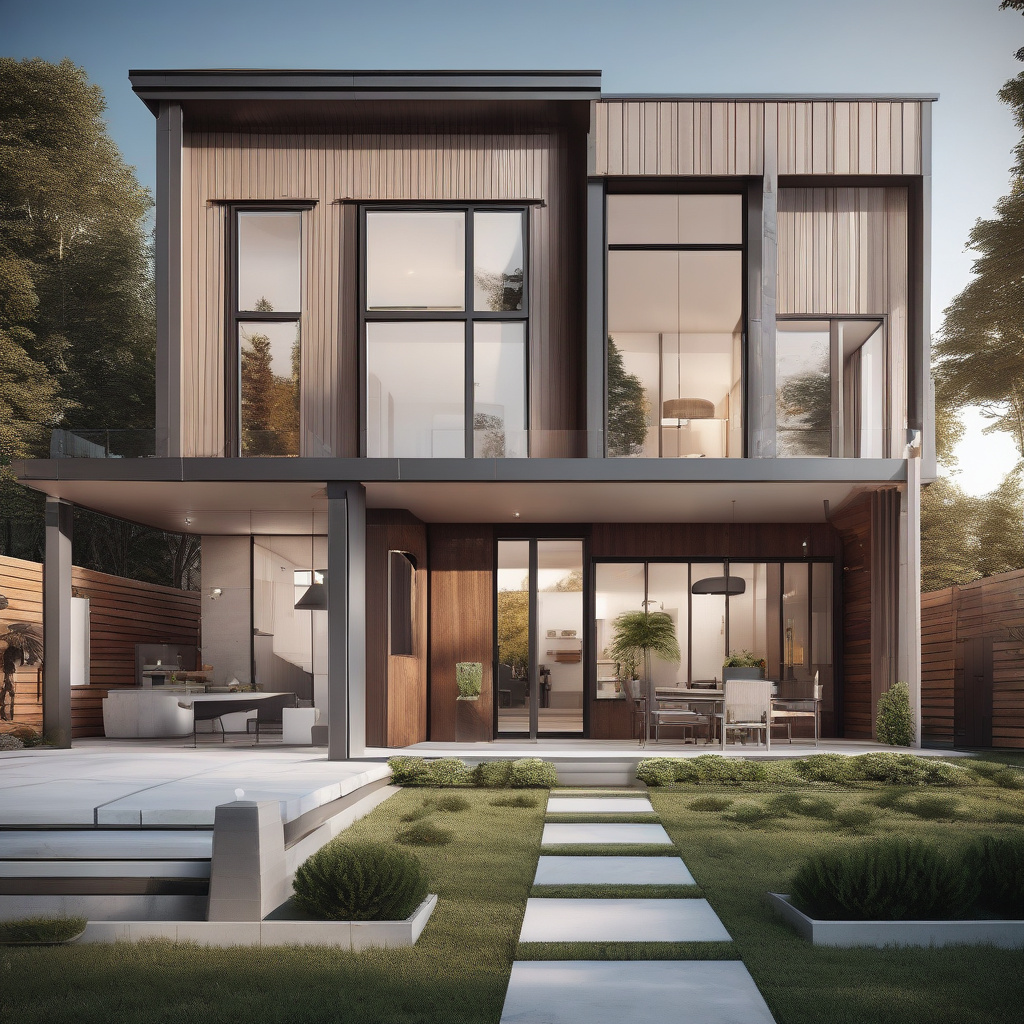 American style house: Features, design and interior ideas American style house garden