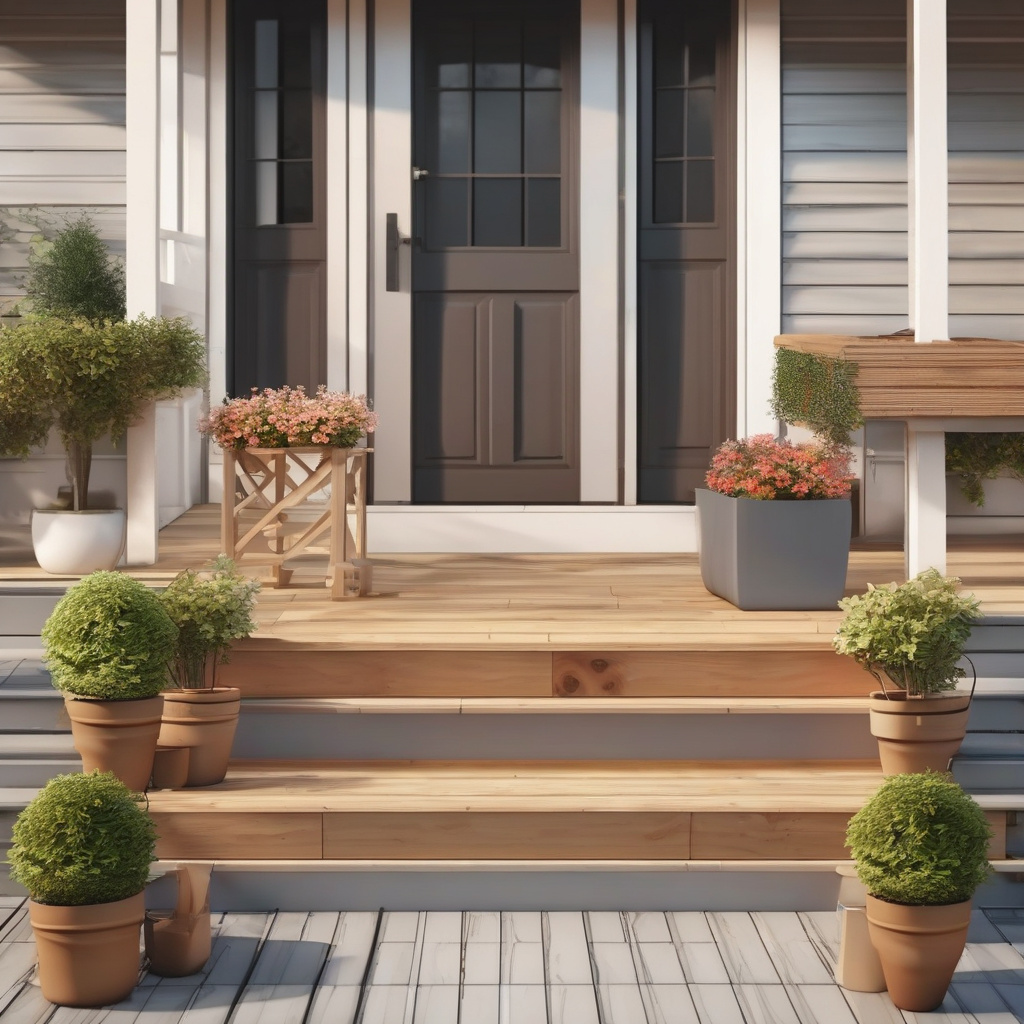 Stylish wooden porch design Stylish wooden porch design