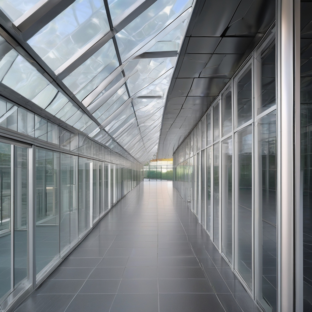 translucent aluminum facade