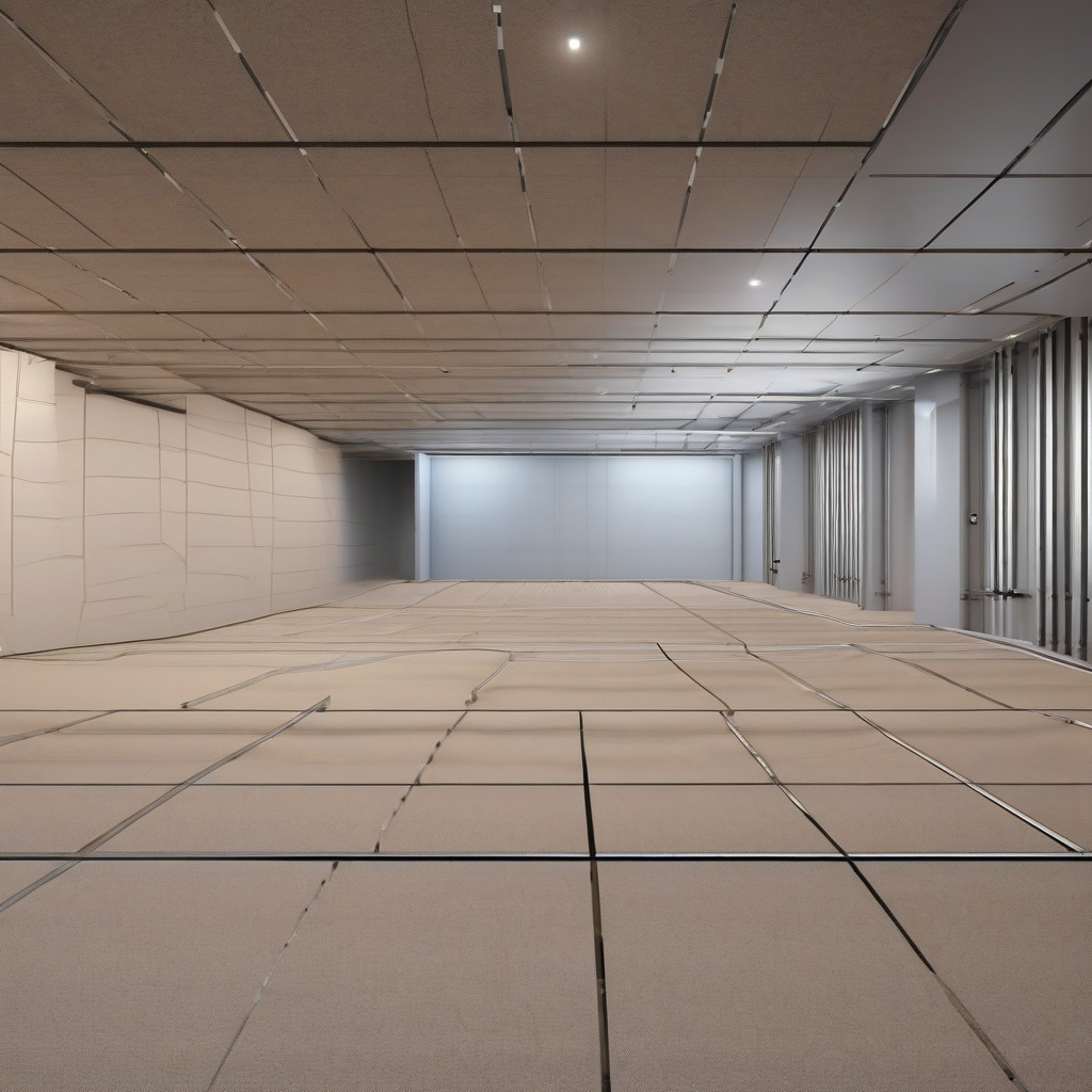 Thermal insulation panel amidst a renovation project