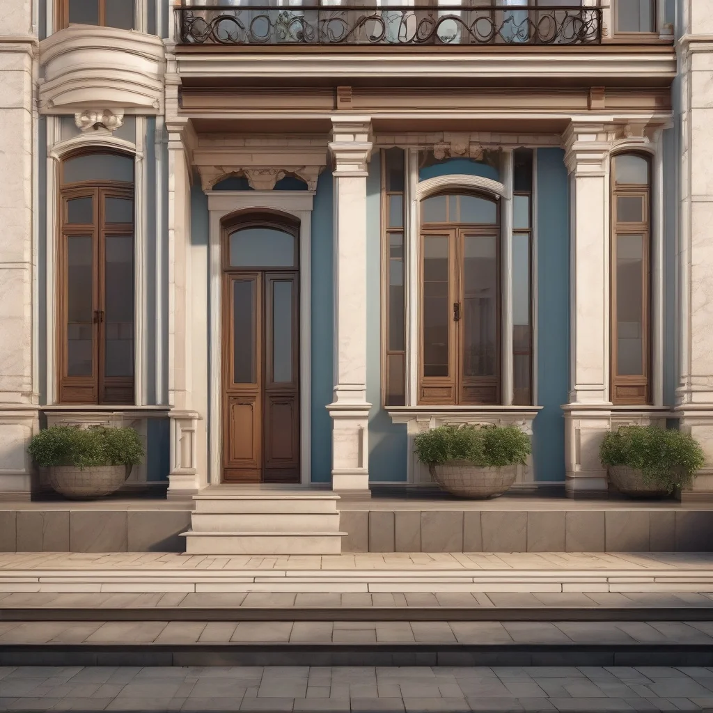 Step-by-step preparation for antique-style exterior improvements Facade renovation planning and measurement for classical detailing