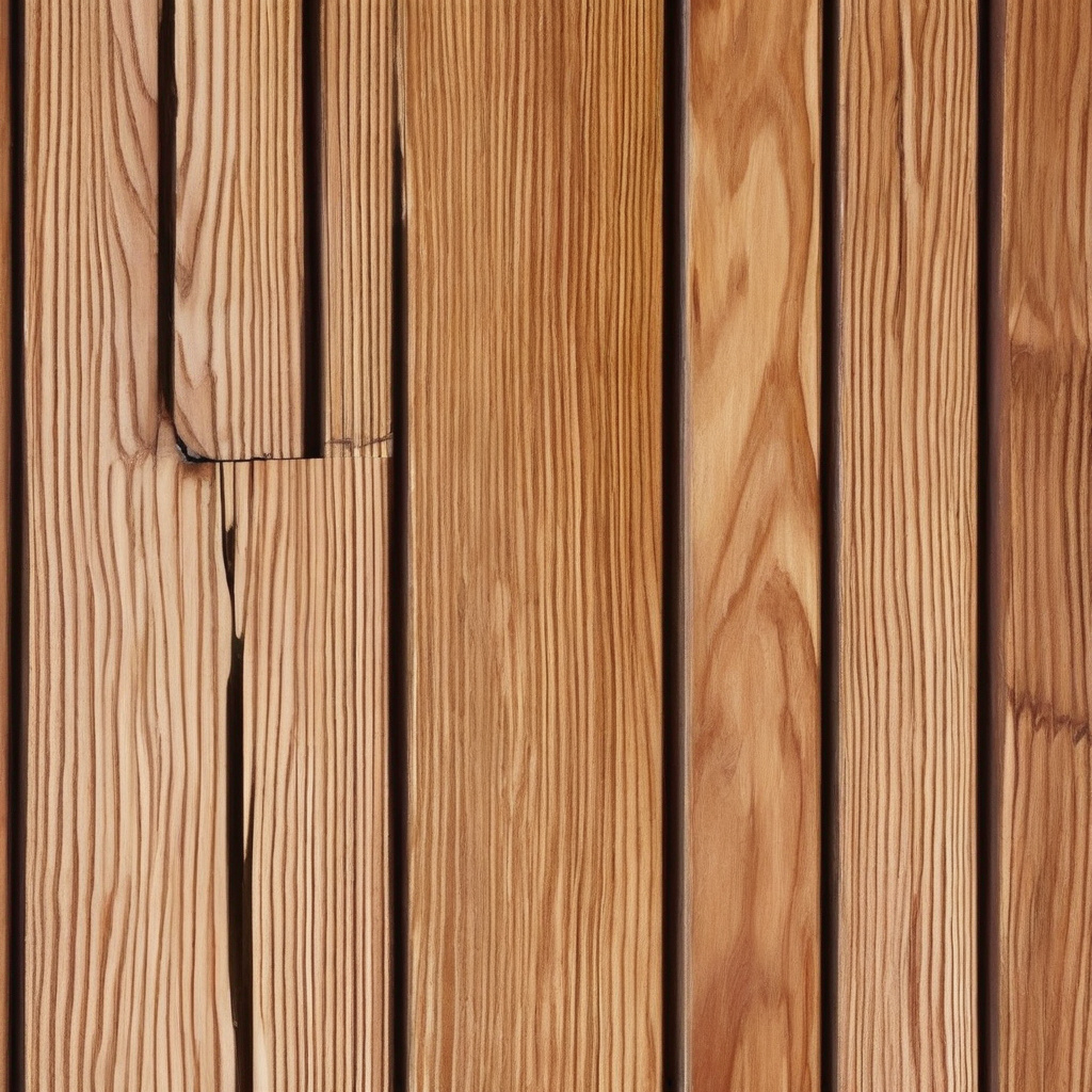 finished wooden patio with vibrant varnish