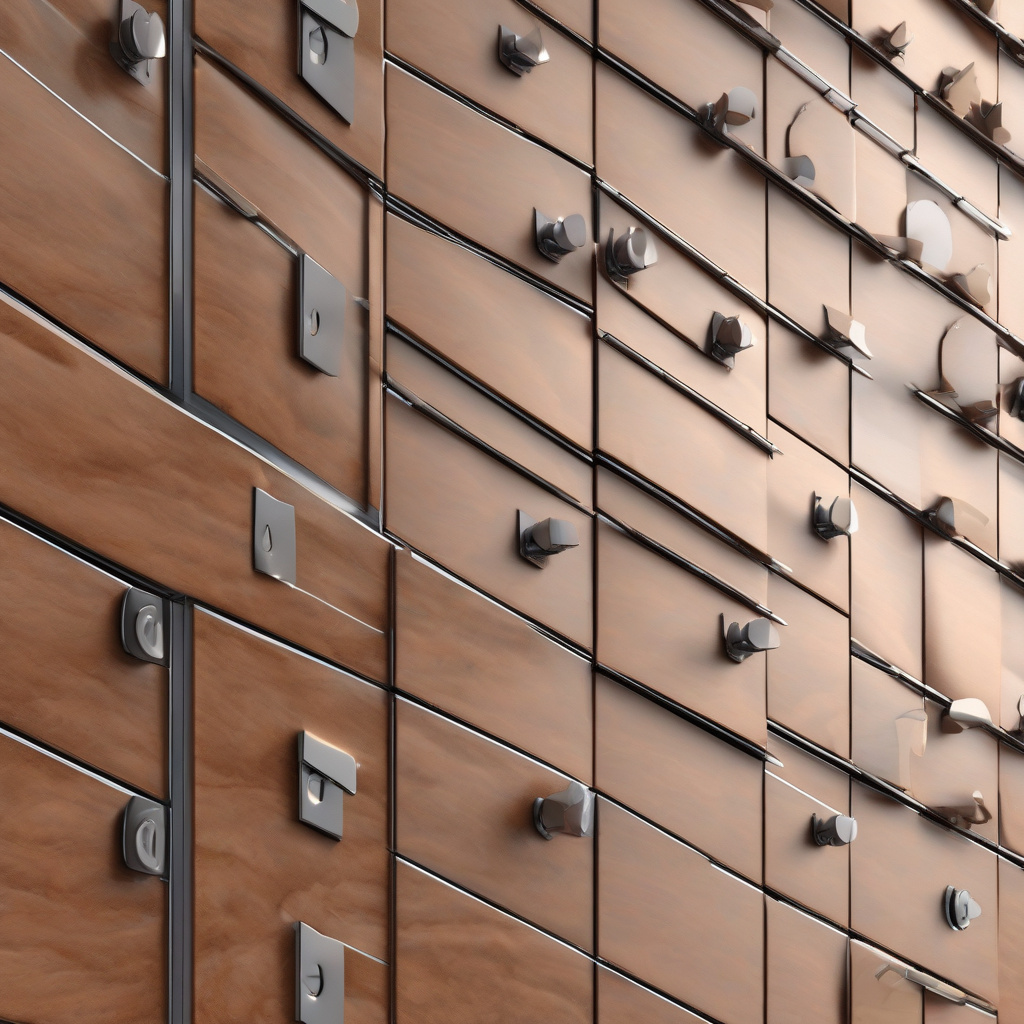 Modern Los Angeles home featuring metal-fastened facade tiles