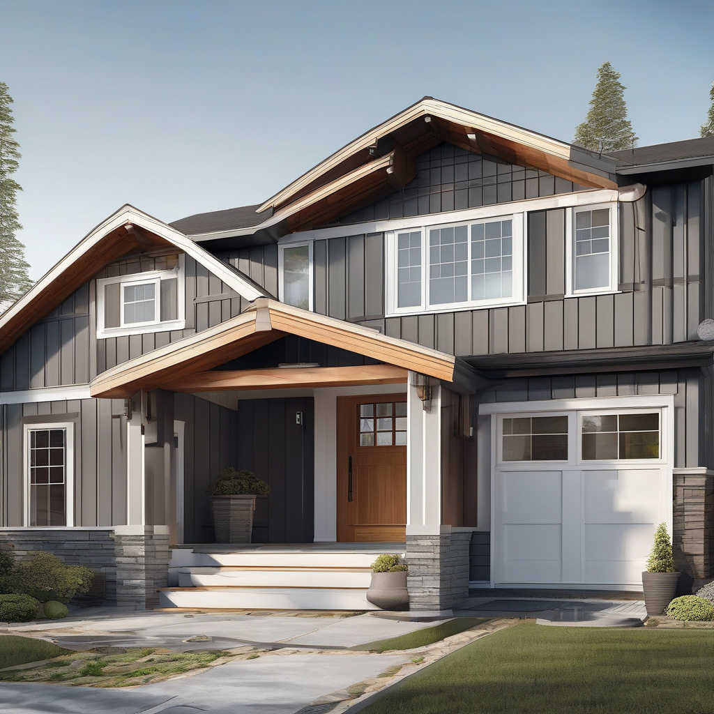 Wood siding renovation