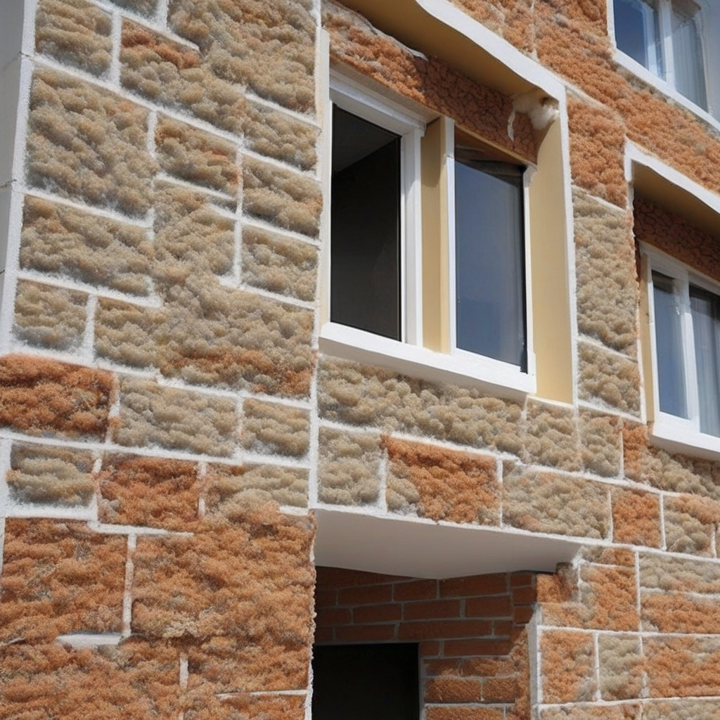 Various types of home insulation material