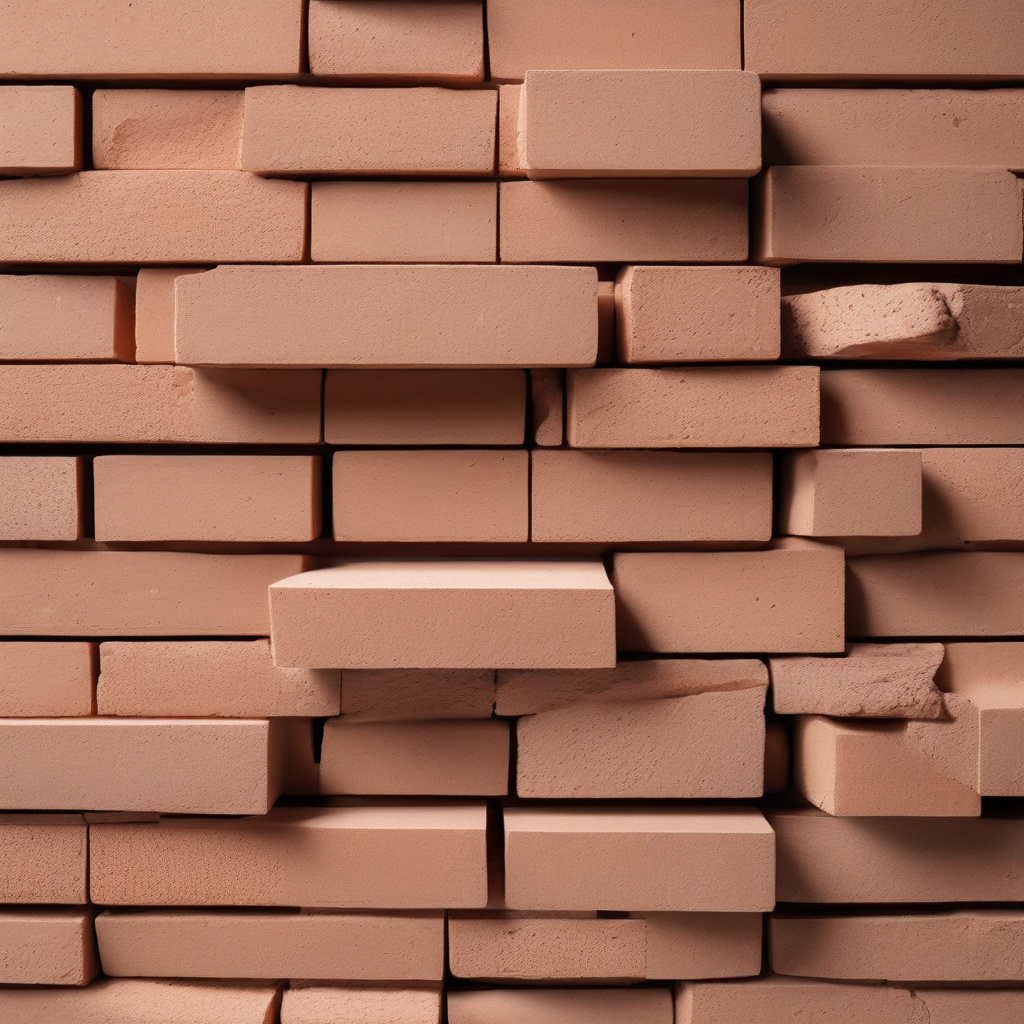 Modern architectural design with silicate bricks