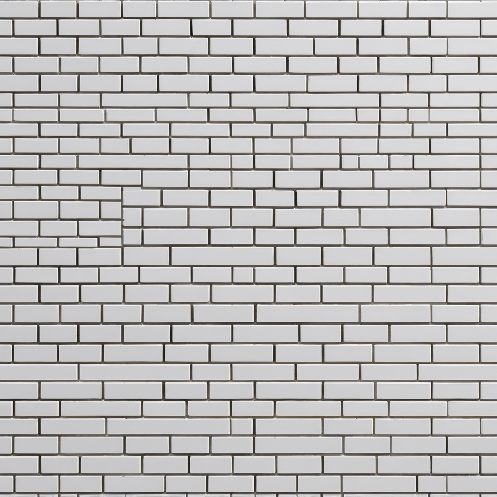 Aesthetic applications of white silicate bricks