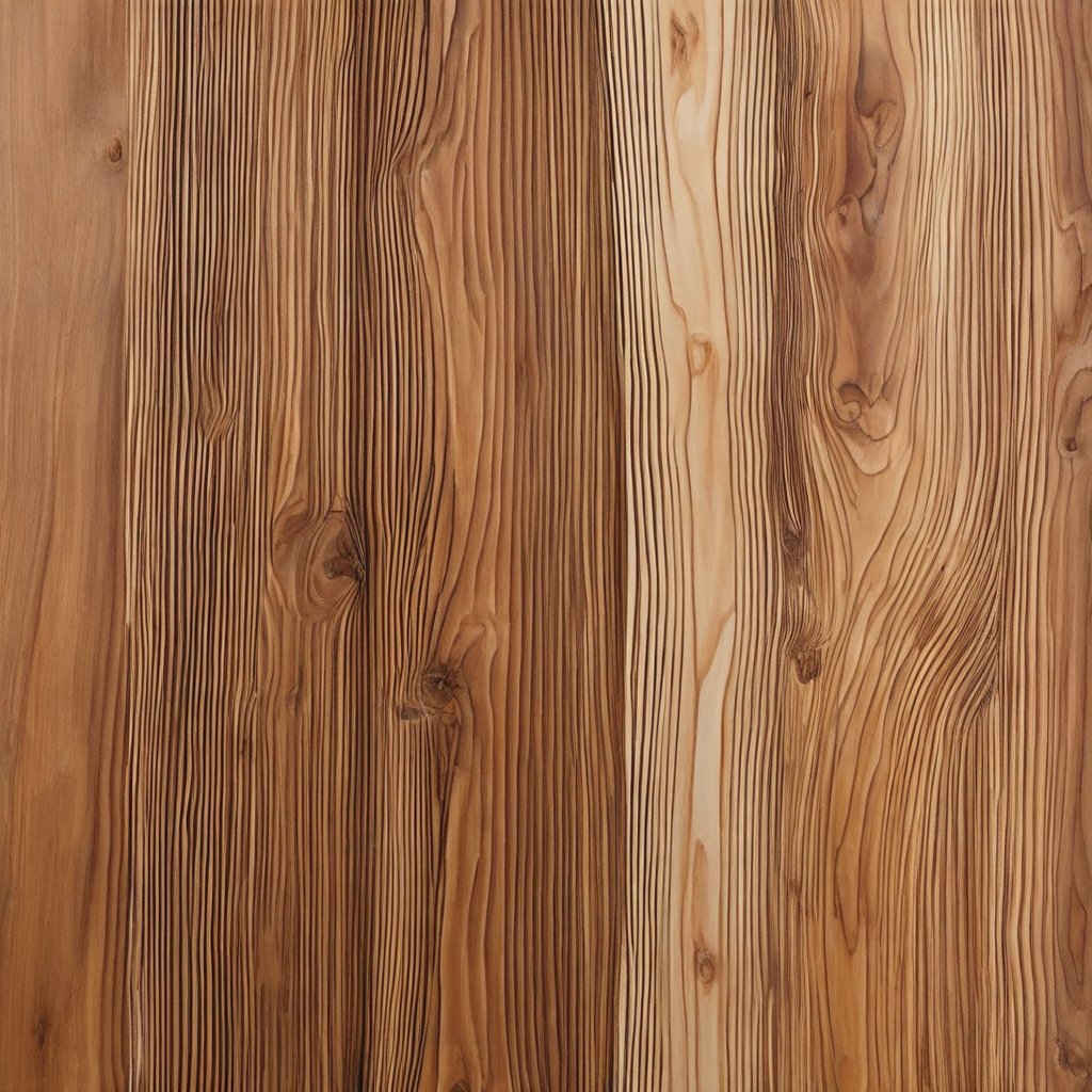 Professional painting of imitation timber