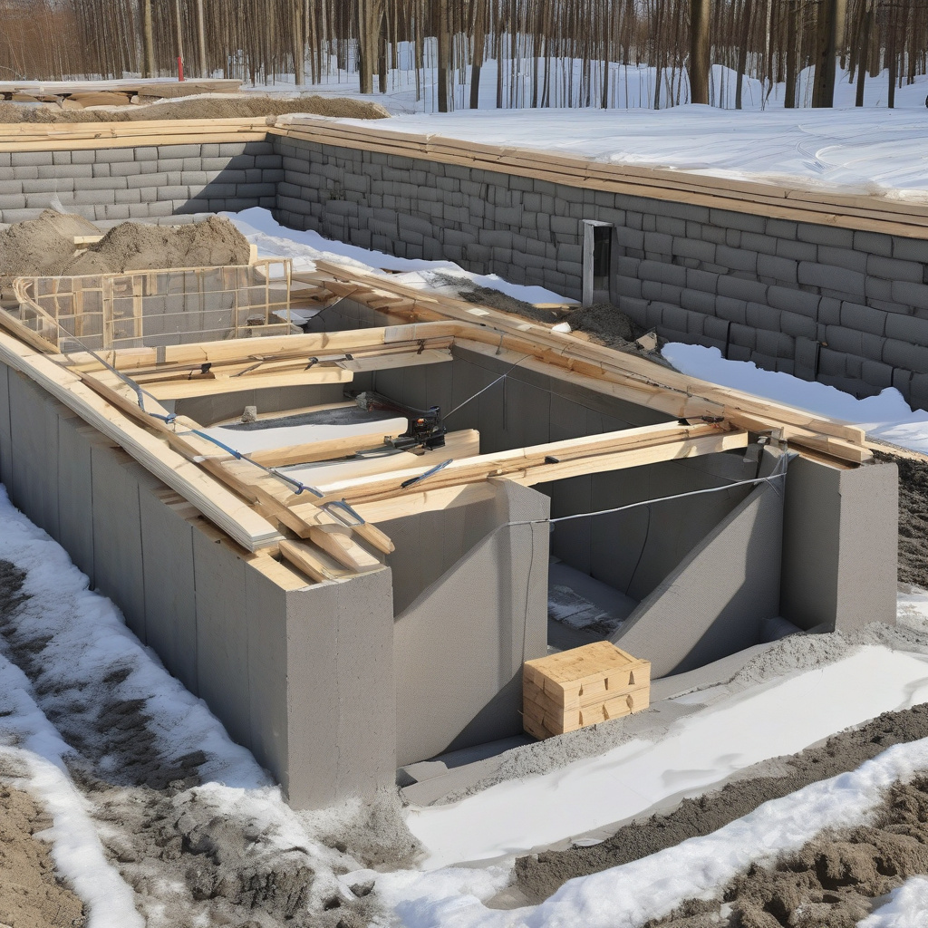 Installation of pile-screw foundation