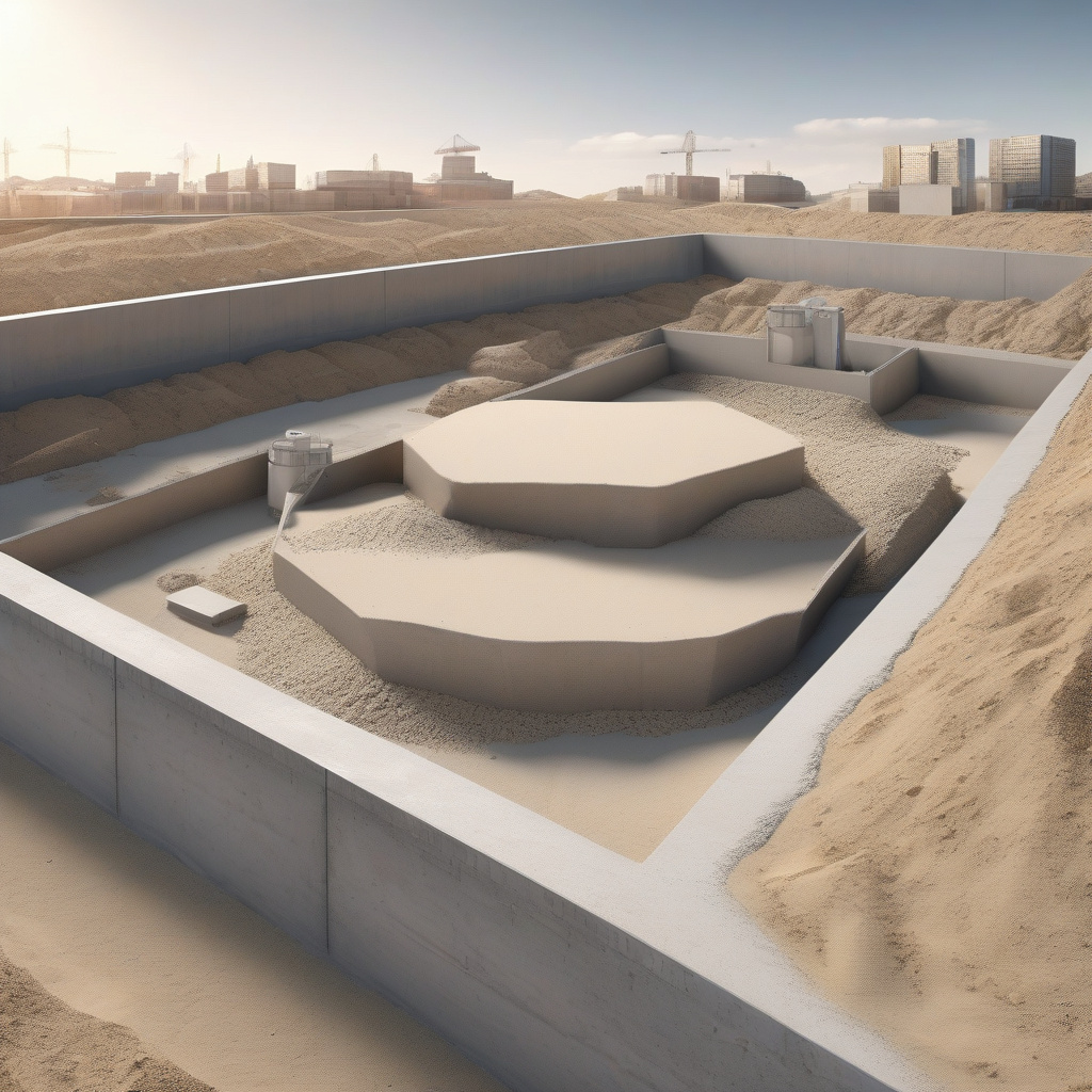 Concrete foundation curing