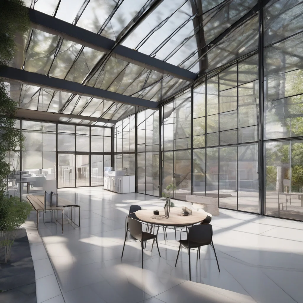 Modern design with polycarbonate elements